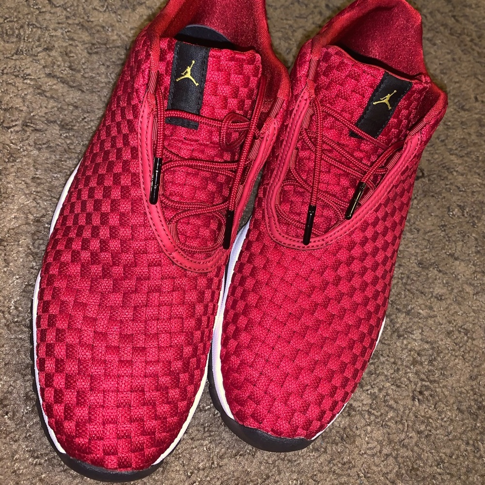 All red future Jordan’s